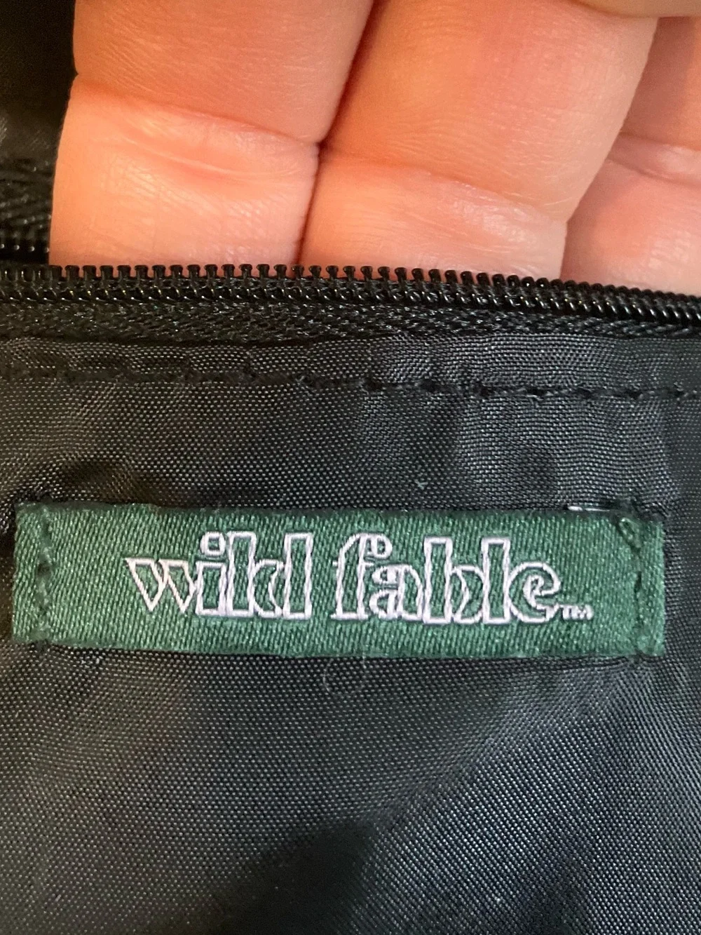 wild fable Black Floral Mini Backpack and Pouch set cute!